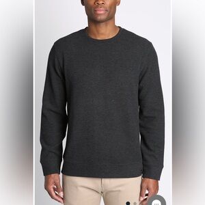 Jachs New York Wool Blend Long Sleeve Crew Neck Men's Black Sweater